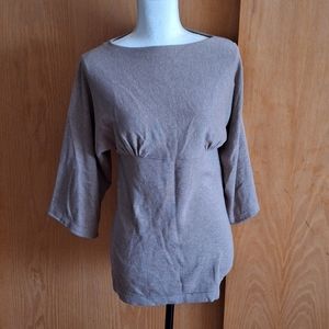 Women’s GAP Maternity Cotton Blend Pregnancy Tan Sweater Small NWOT